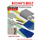 Modular Conveyor Belt Plastik Hongsbelt - Flattop Chain Tabletop 1